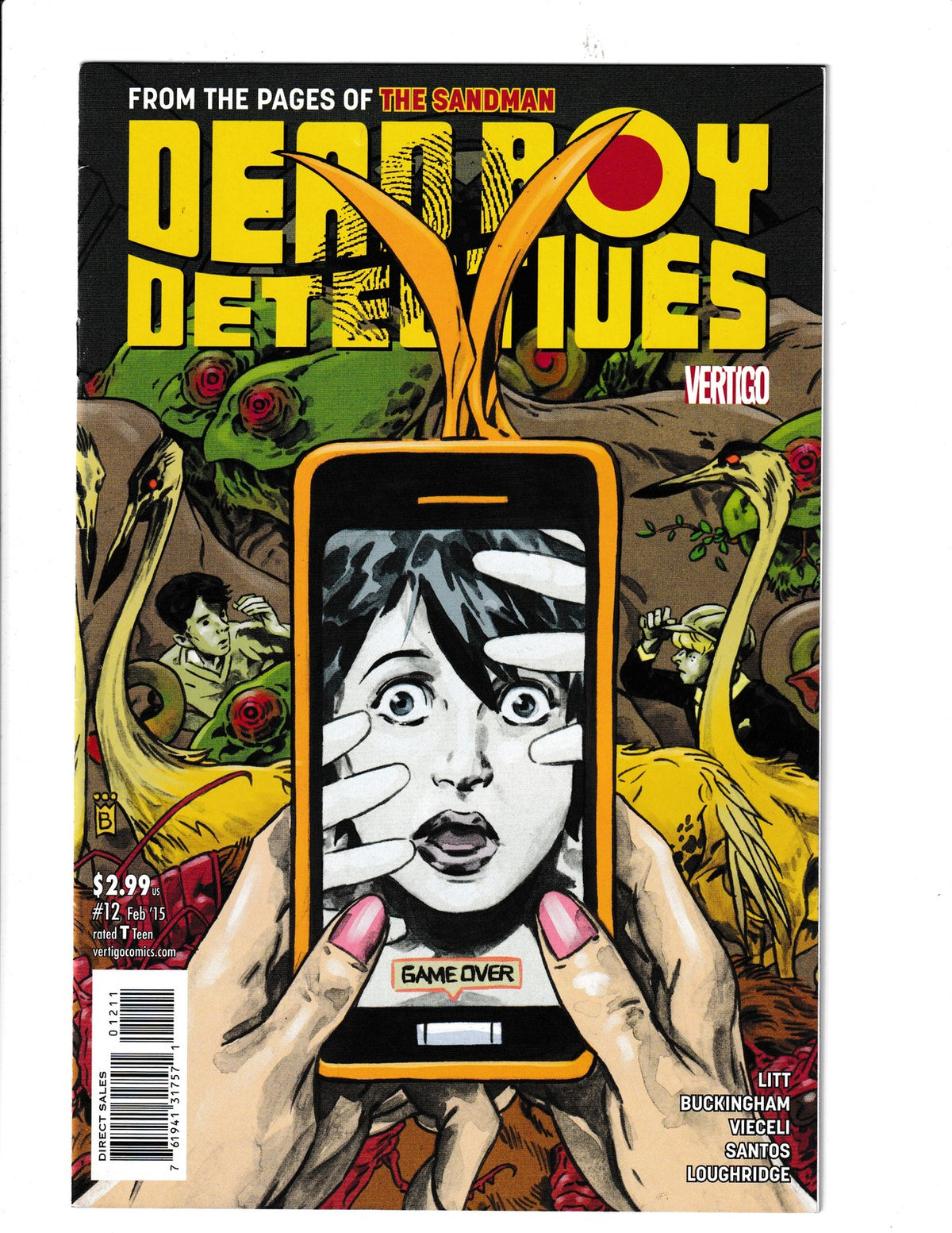 Dead Boy Detectives #12 (2015) Last in Volume Vertigo Comics