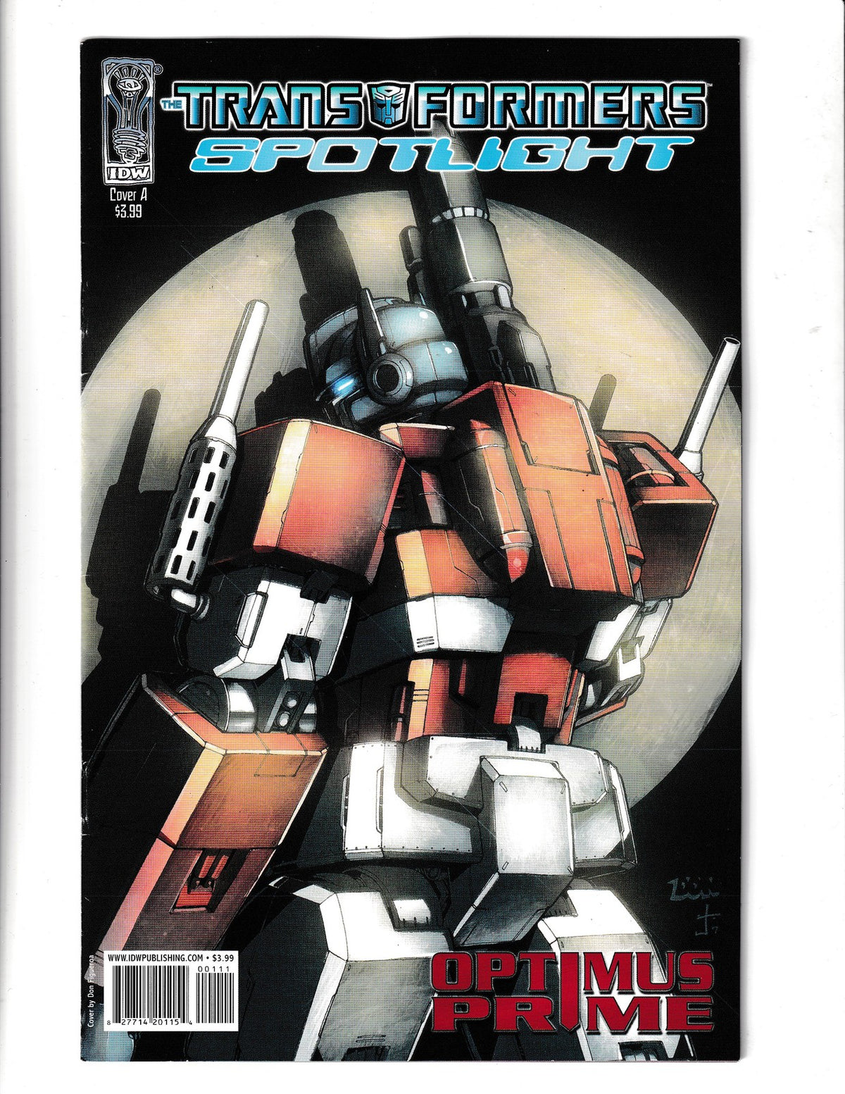 Transformers Spotlight: Optimus Prime #1 (2007) IDW Comics SKU:2773