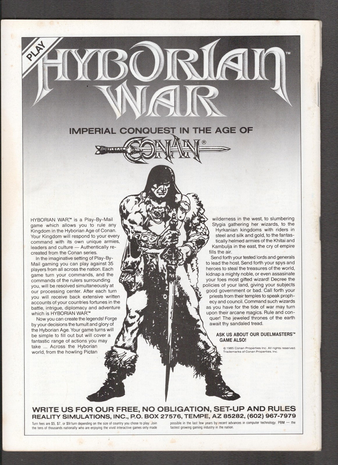 Conan Saga #47 (1991) Magazine Marvel Comics