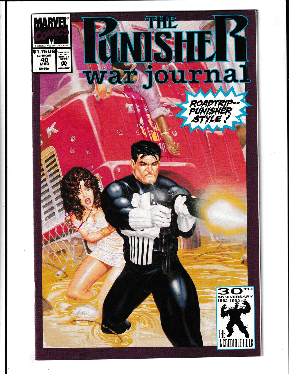 Punisher: War Journal #40 (1992) Higher Grade Marvel Comics
