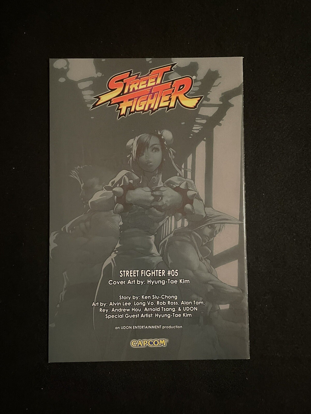 Street Fighter #5 Park Cover Image Comics