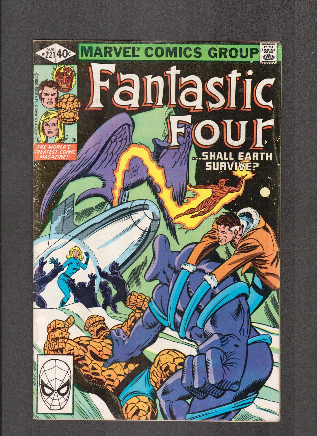 Fantastic Four #221 (1980) Bill Sienkiewicz, John Byrne Marvel Comics