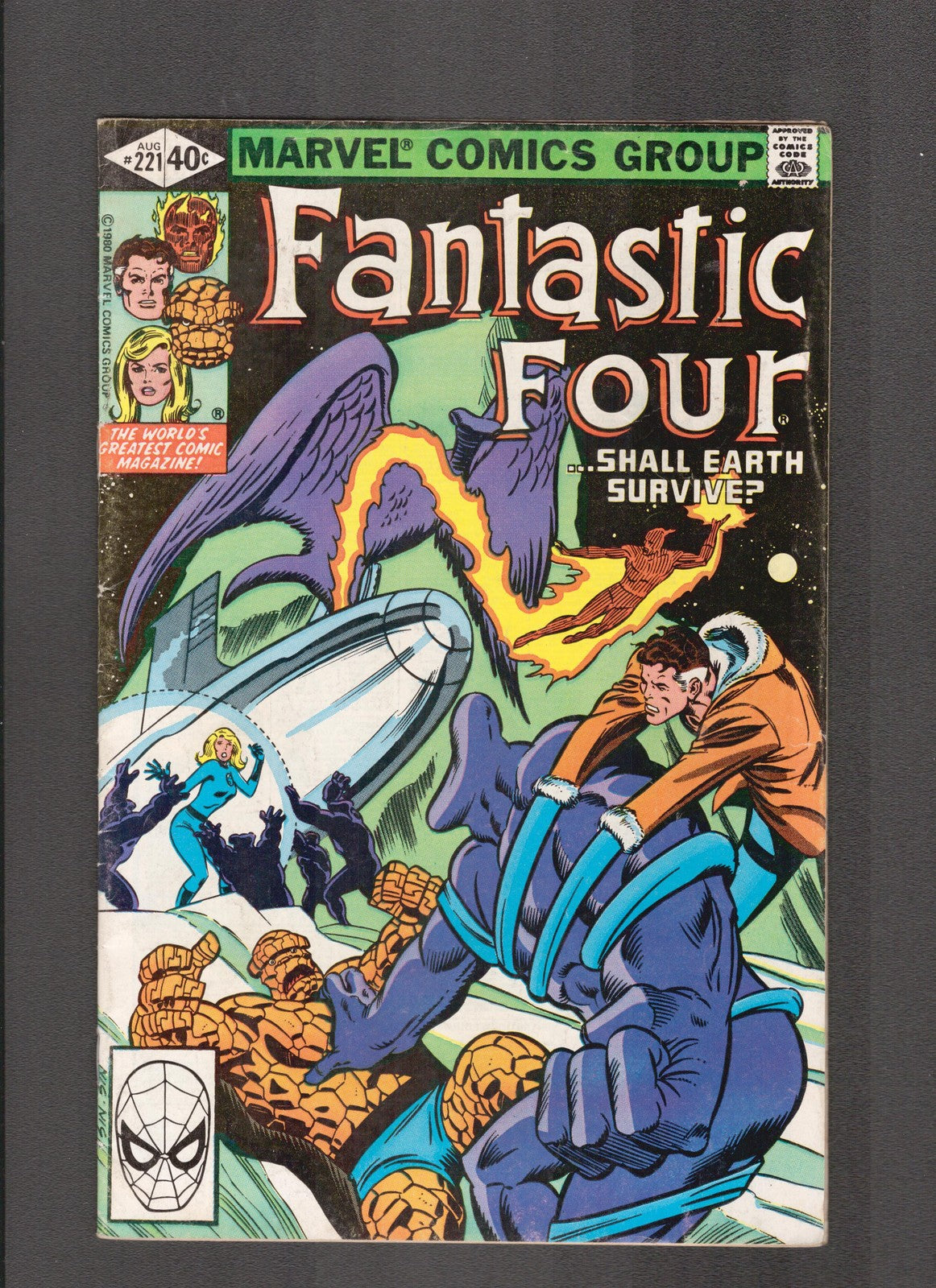 Fantastic Four #221 (1980) Bill Sienkiewicz, John Byrne Marvel Comics