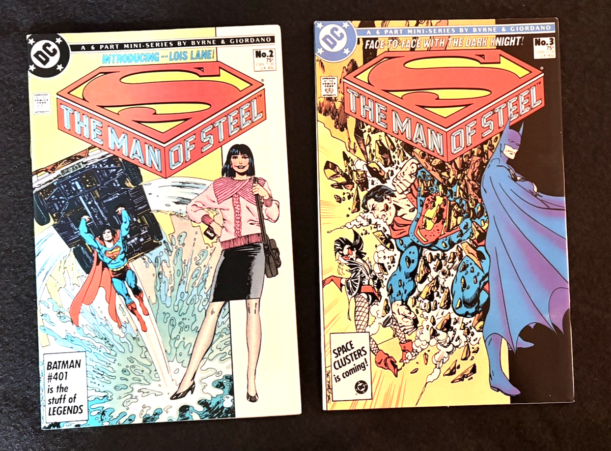 Man of Steel #1-6 includes #1B Variant Full Set - John Byrne (1986) DC Comics