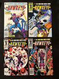Hawkey #1-4 Complete Mini-Series Set (1983) Canadian Newsstand 1, 4 Marvel Comic
