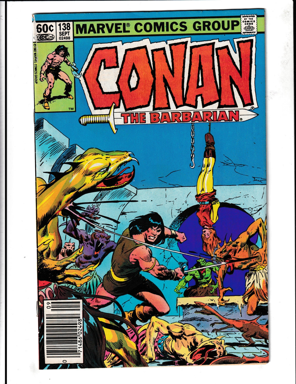 Conan the Barbarian #138 (1982) Marvel Comics SKU:1343