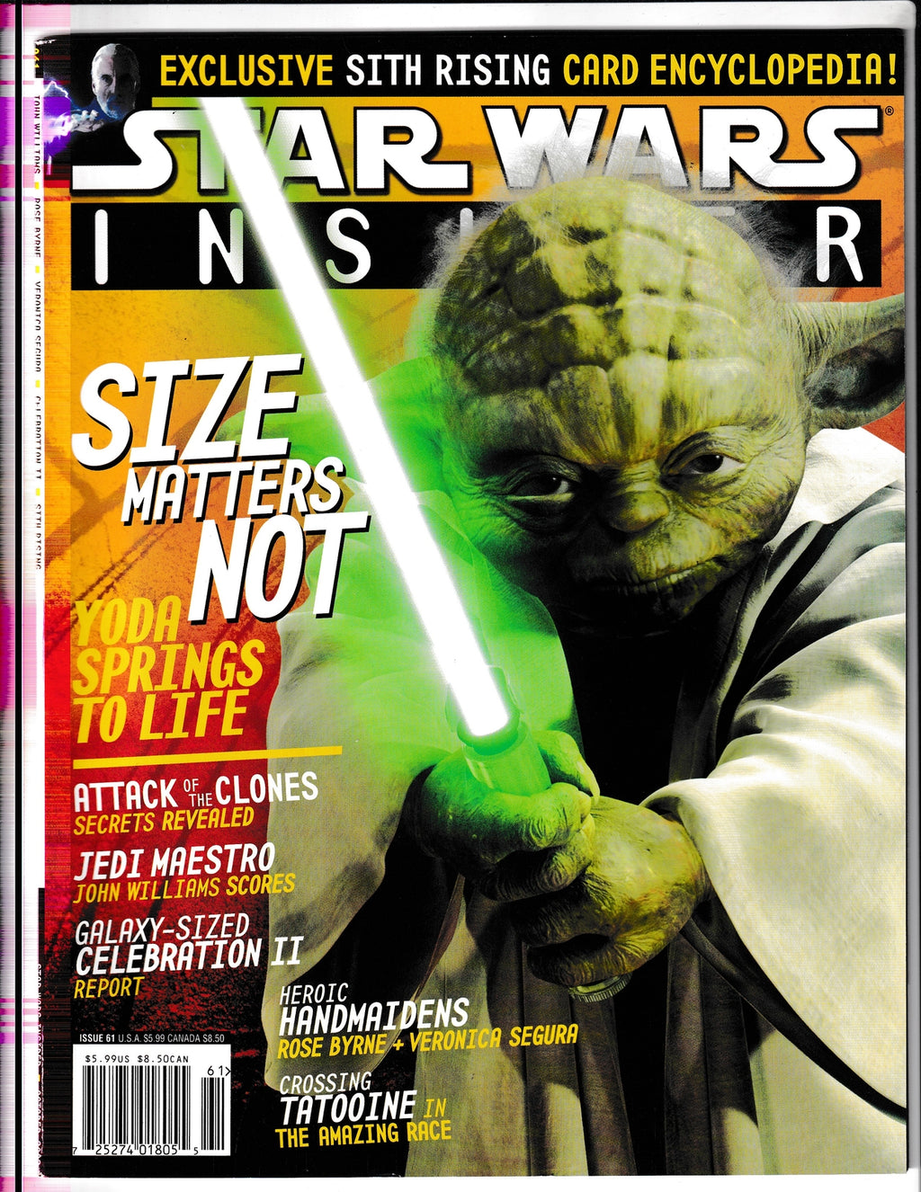 Star Wars Insider #61 (2002) Yoda Titan Comics