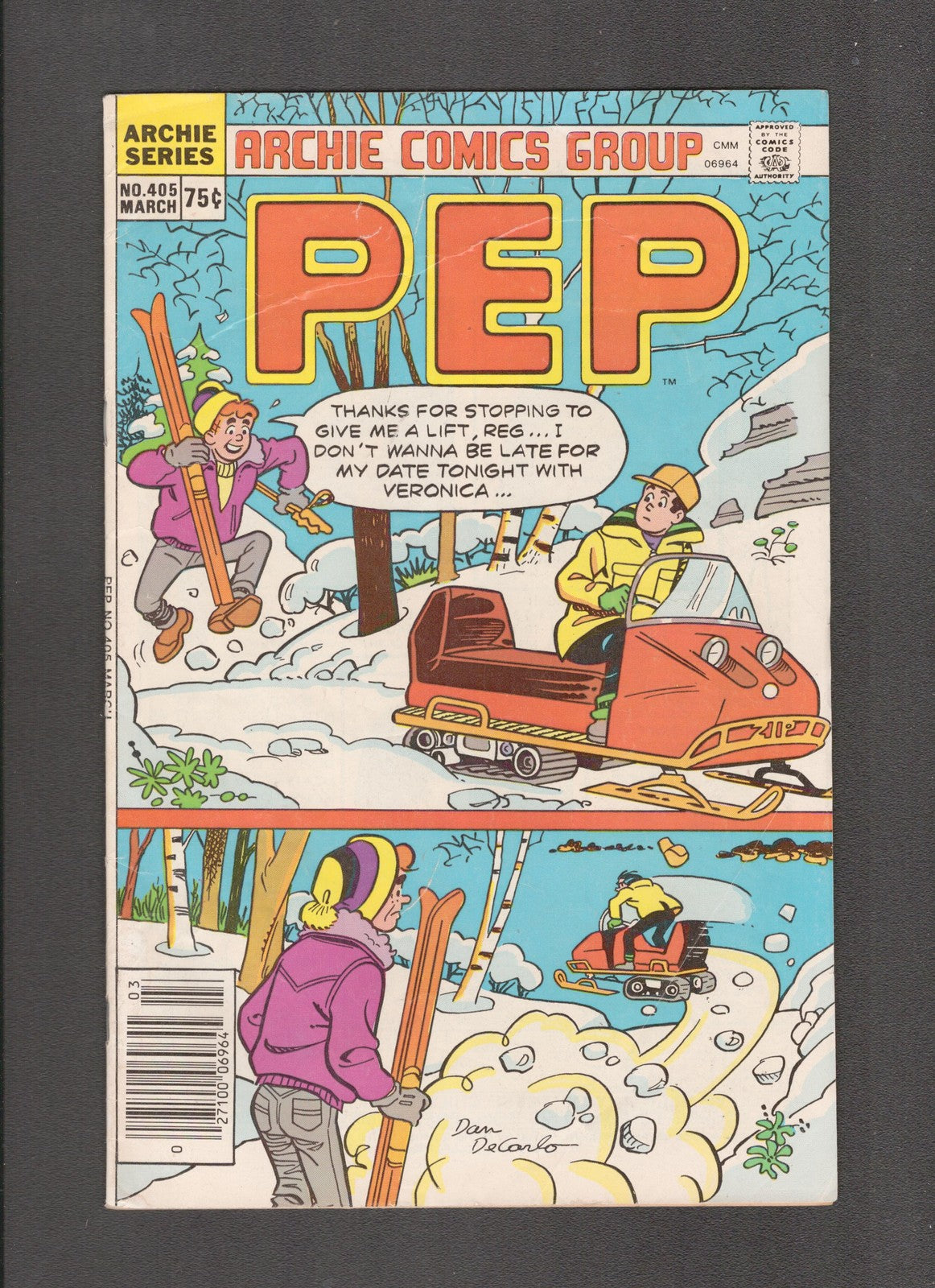Pep Comics #405 (1986) Dan DeCarlo Archie Comics