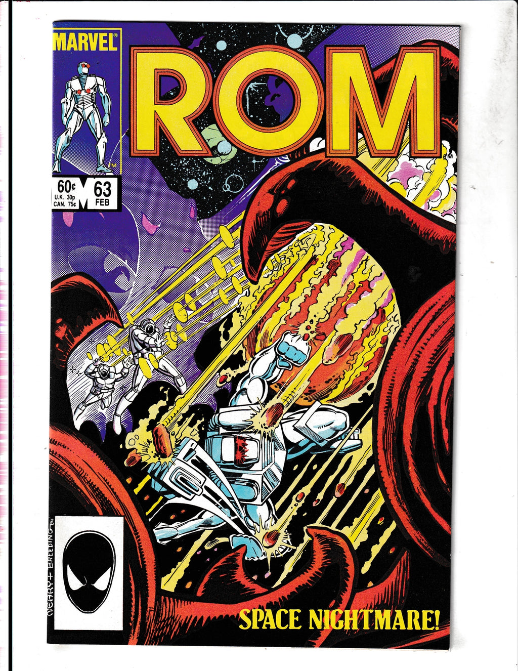 ROM #63 (1985) SpaceKnight Marvel Comics