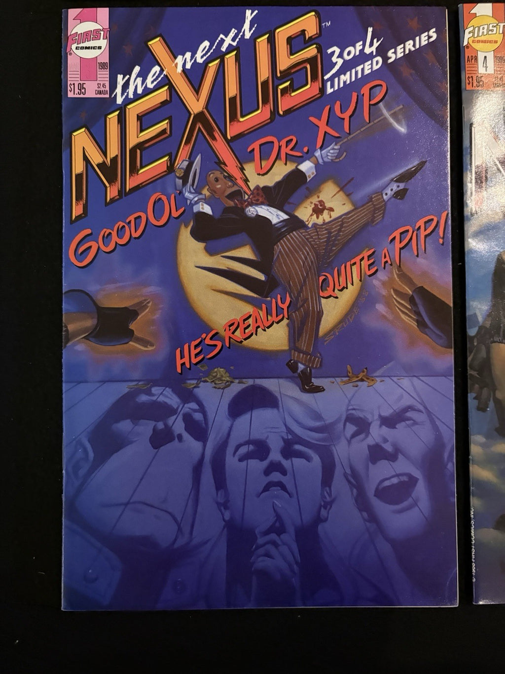 The Next Nexus #1-4 (1989) Complete Mini-Series Set by First Comics