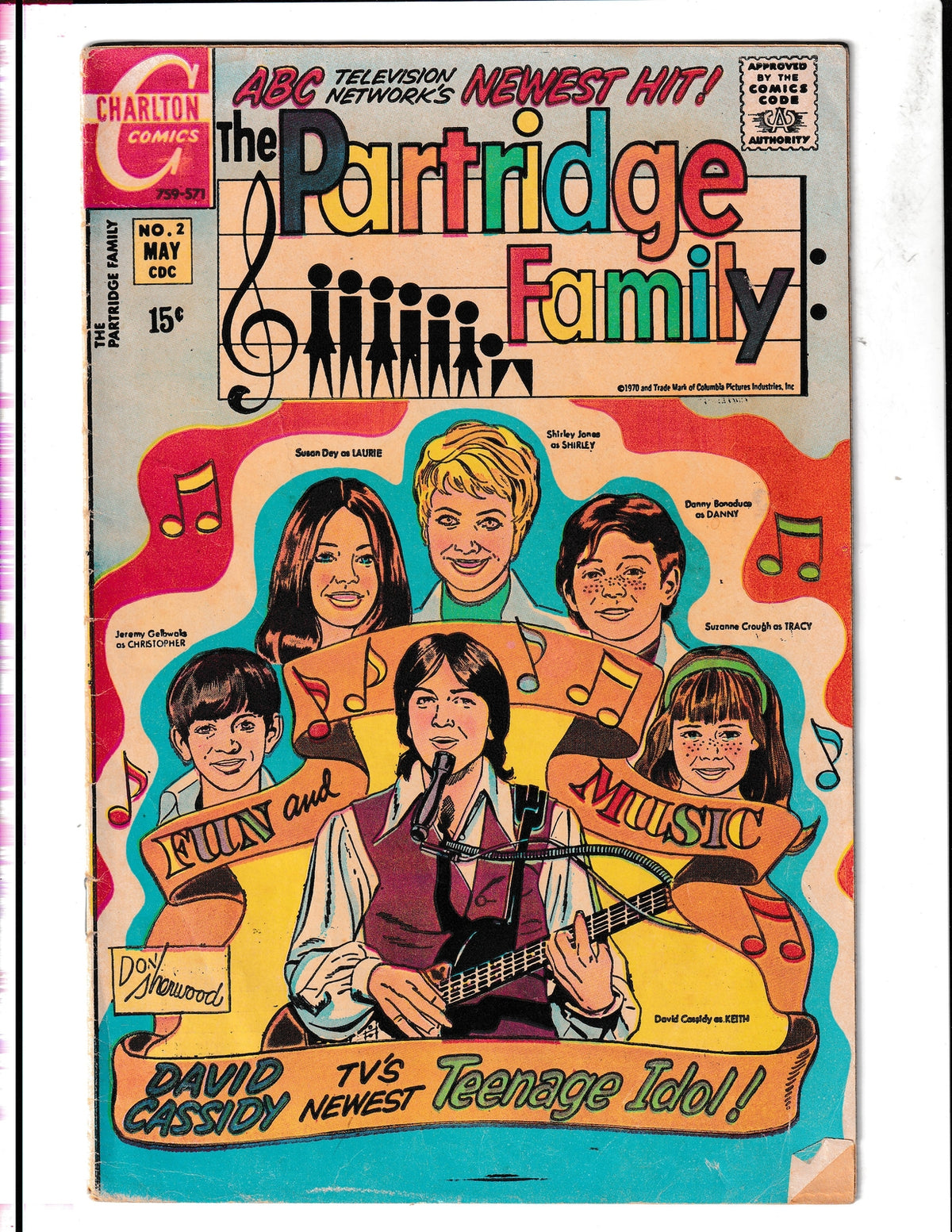 Partridge Family #2 (1971) Charlton Comics