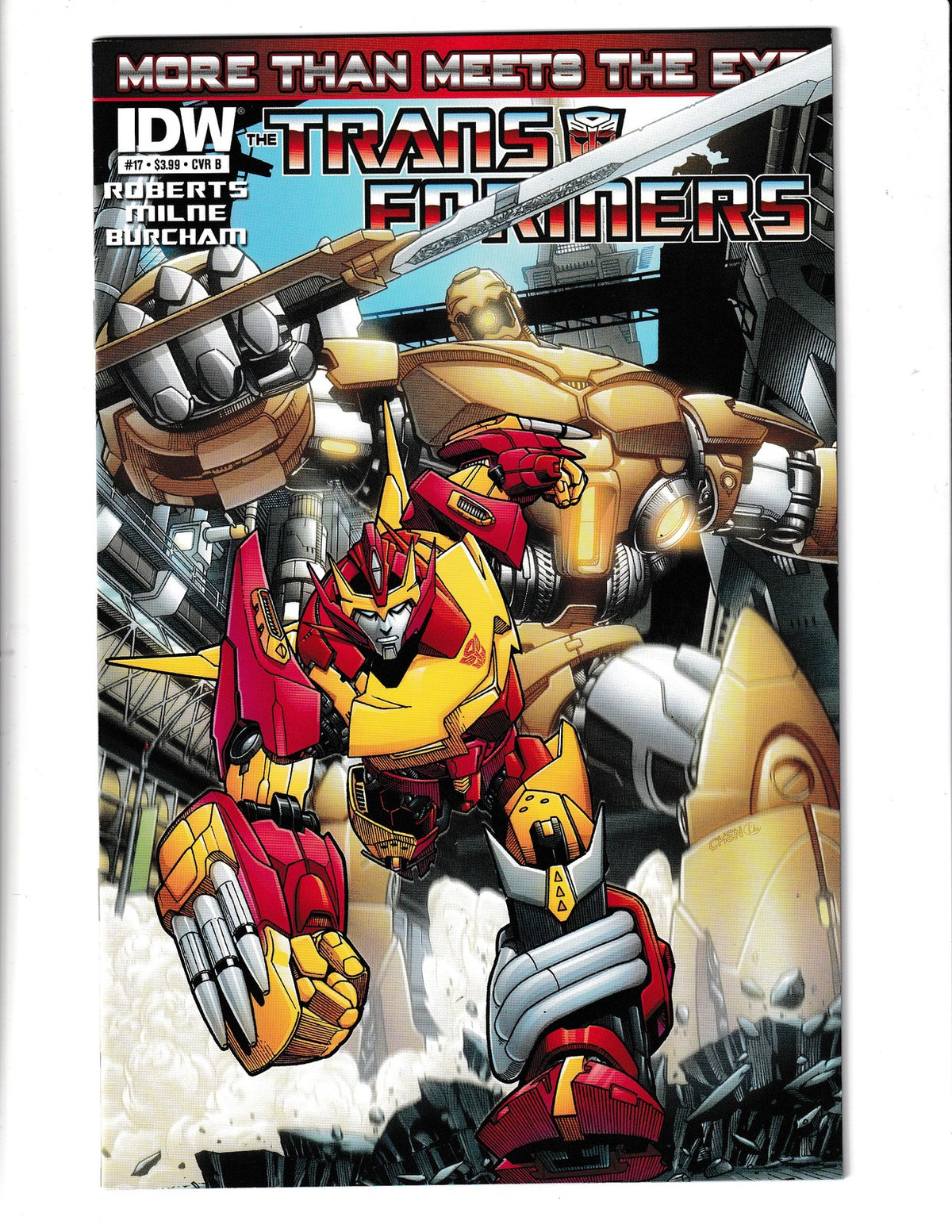 Transformers More Than Meets the Eye #17b (2013) B Cover IDW Comics
