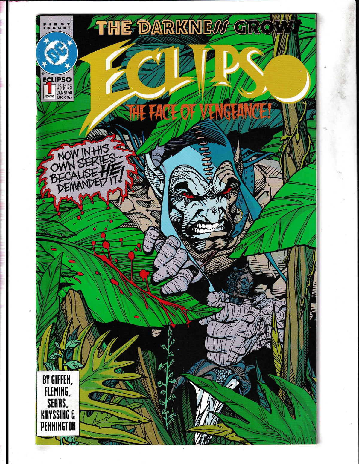 Eclipso #1 (1992) DC Comics SKU:1678