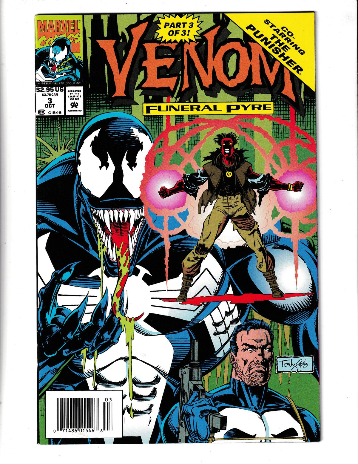 Venom: Funeral Pyre #3 (1993) Marvel Comics