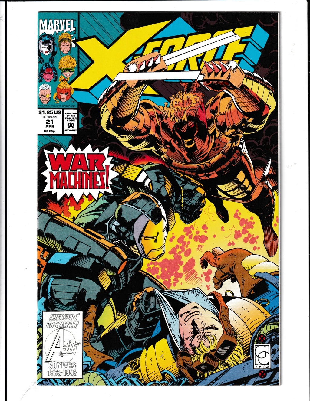 X-Force #21 (1993) Marvel Comics