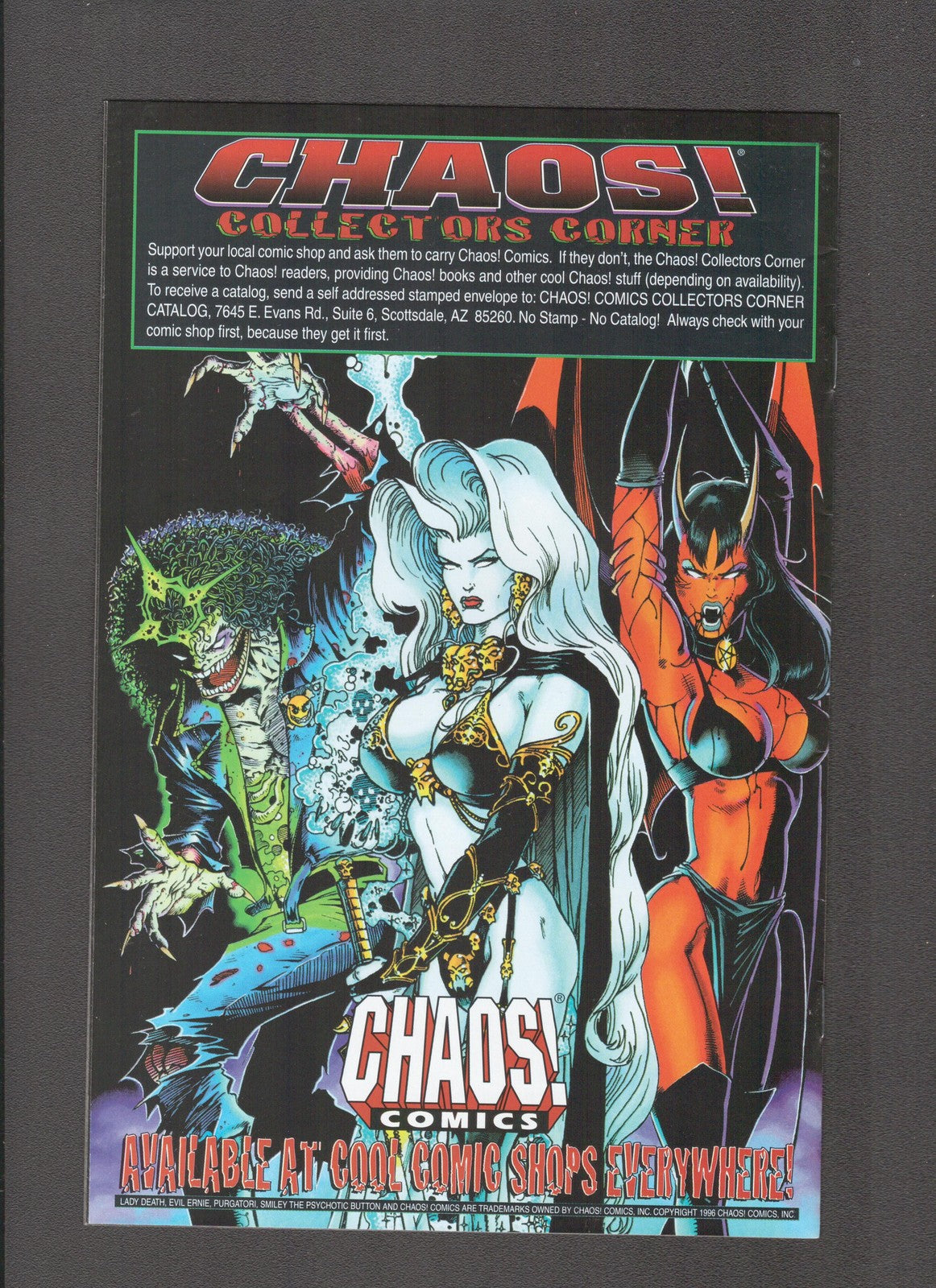 Rack & Pain: Killers #1 (1996) Jae Lee Cover Chaos! Comics