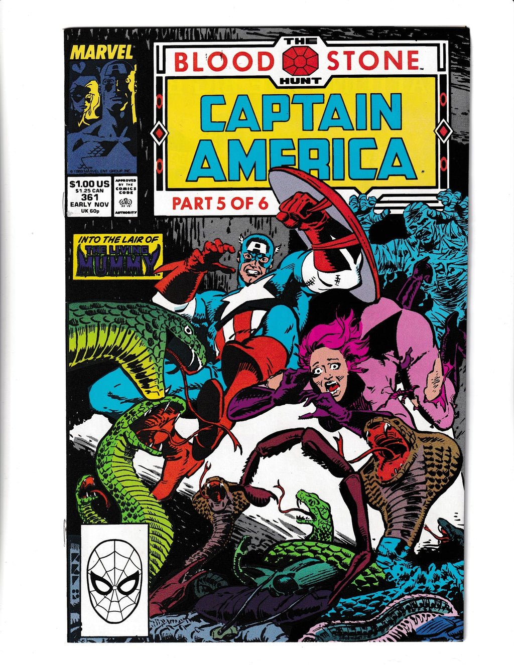 Captain America #361 (1989) Marvel Comics SKU:463