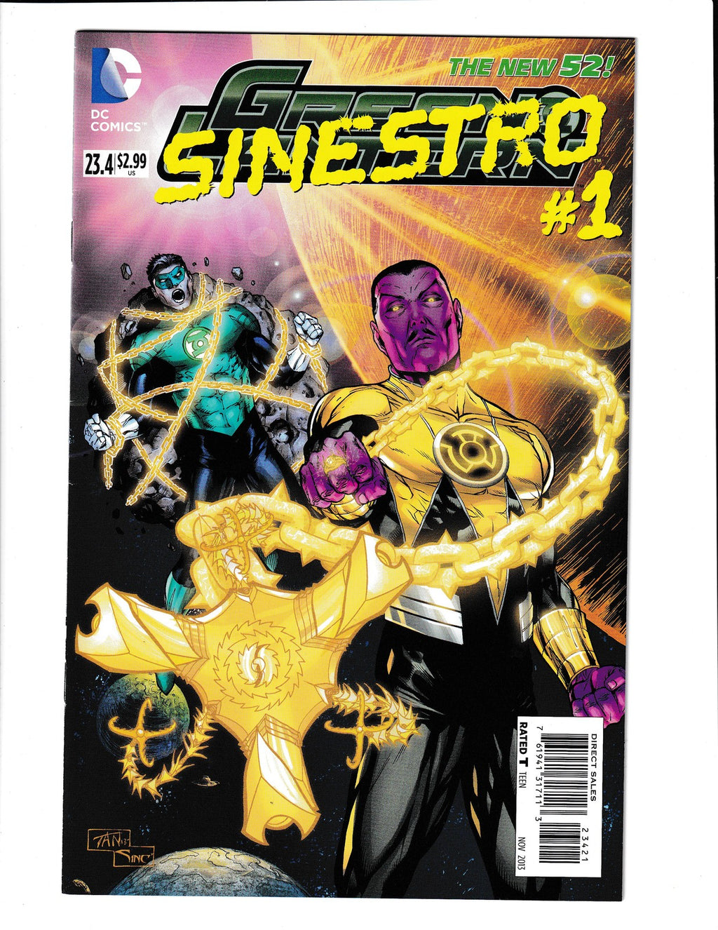 Green Lantern #23.4 (2013) Sinestro Lenticular Cover DC Comics
