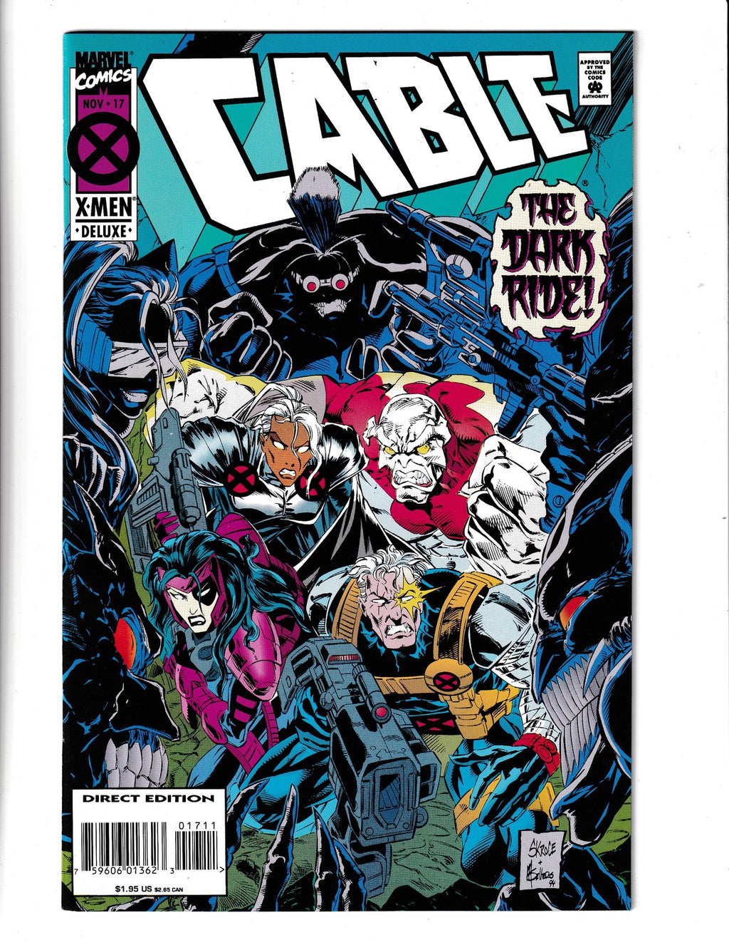 Cable #17 (1994) 1st App of Deadbolt - Hurricane - Lifeforce Marvel Comics