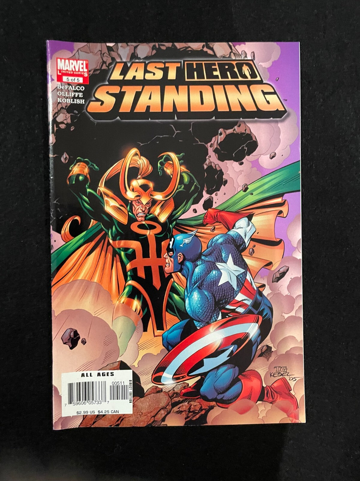Last Hero Standing - Complete Set of 5 #1-5 (2005) Marvel Comics