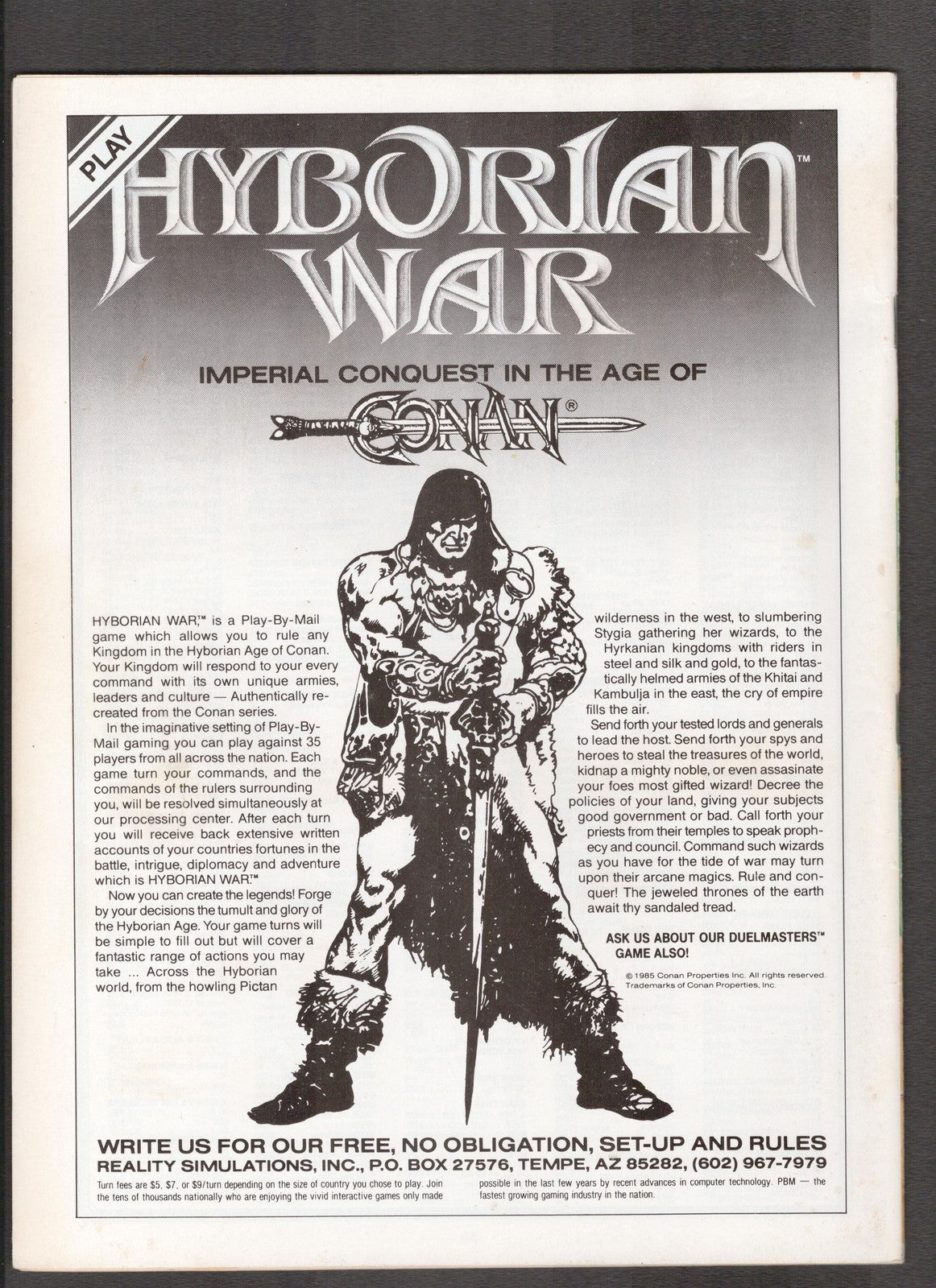 Conan Saga #43 (1990) John Buscema, Roy Thomas Marvel Magazine Comics
