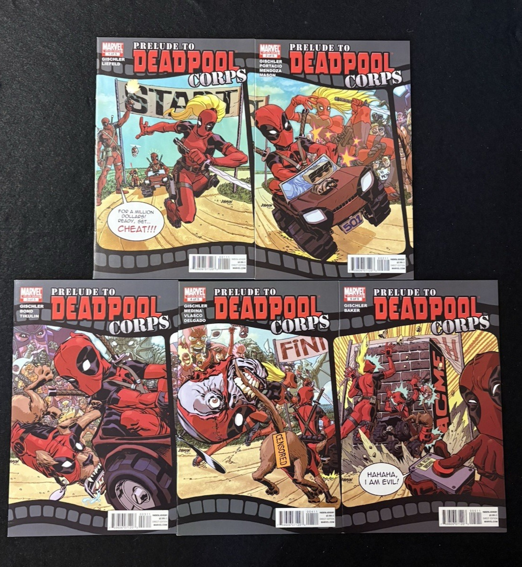 Prelude to Deadpool Corps #1-5 (2010) Complete Set by Marvel Comics