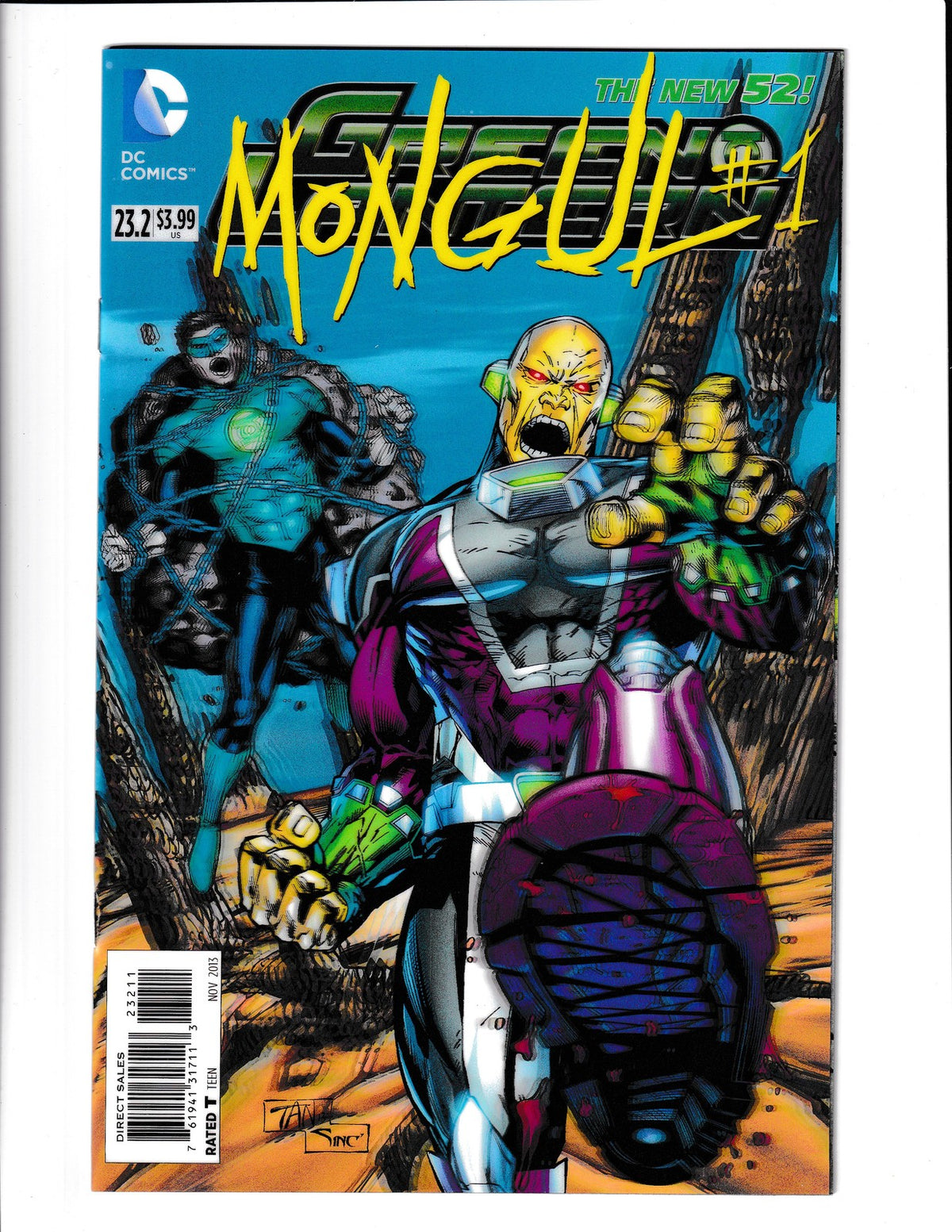 Green Lantern #23.2 (2013) Mongul Lenticular Cover DC Comics