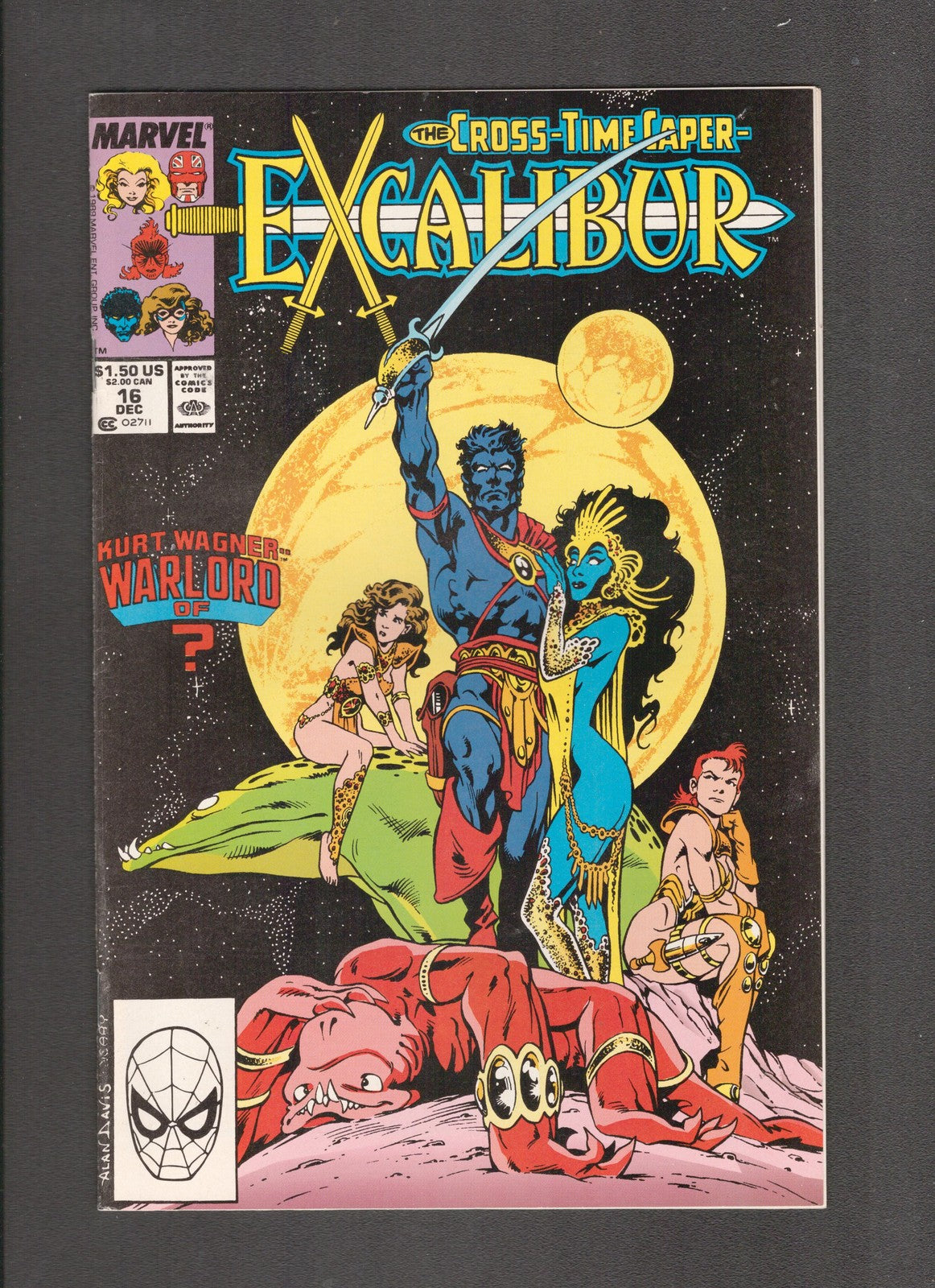 Excalibur #16 (1989) Alan Davis, Chris Claremont Marvel Comics