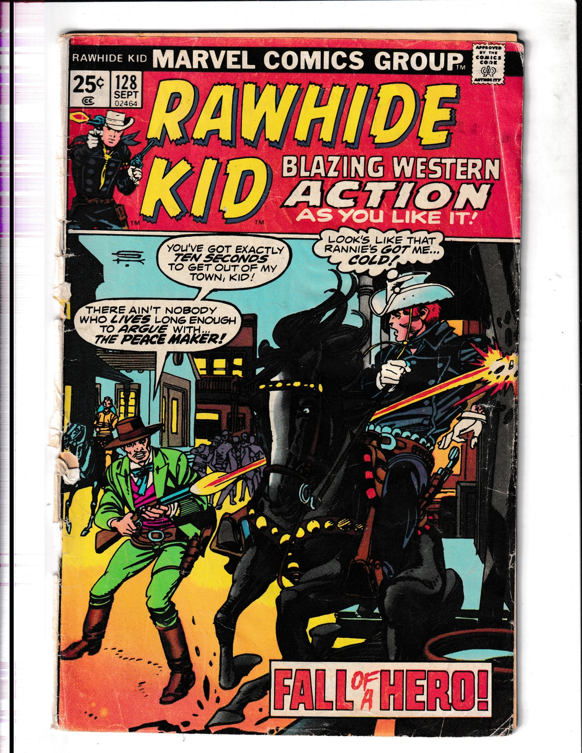 Rawhide Kid #128 (1975) Low Grade Marvel Comics