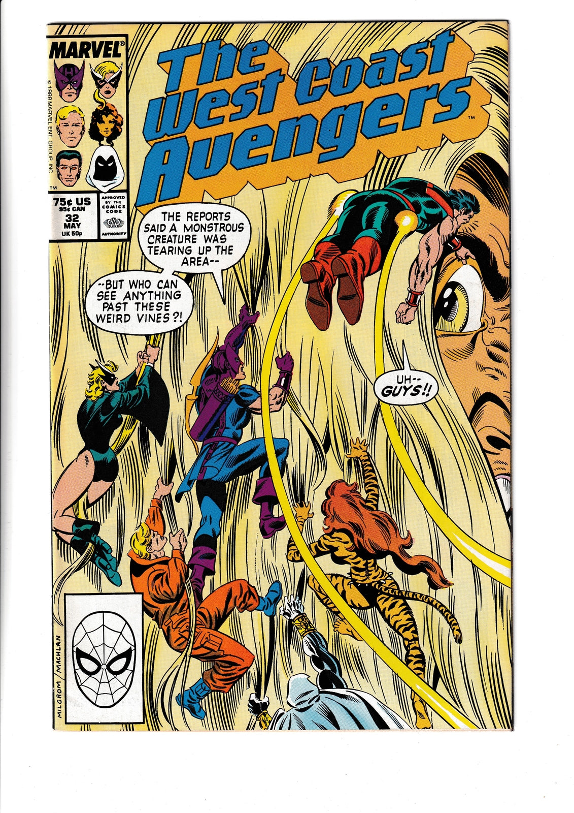 West Coast Avengers #32 (1988) Marvel Comics SKU:207
