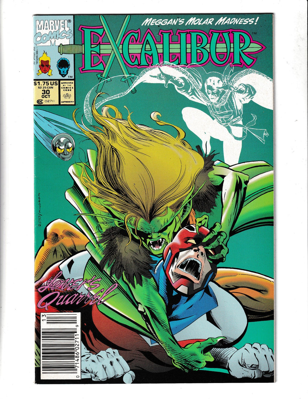 Excalibur #30 (1990) Marvel Comics SKU:3188