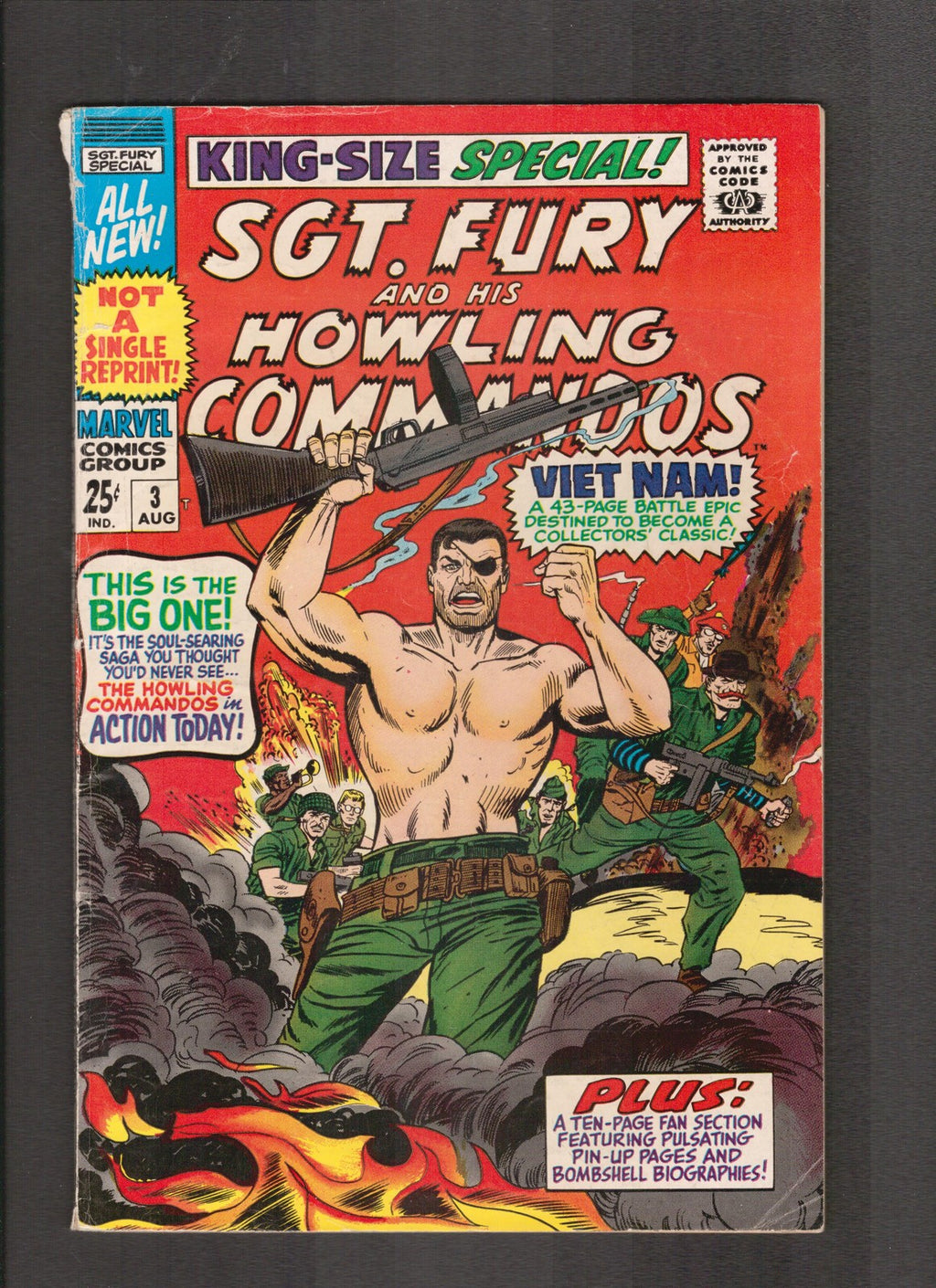 SGT. Fury King-Size Special #3 (1967) and His Howling Commandos Marvel Comics
