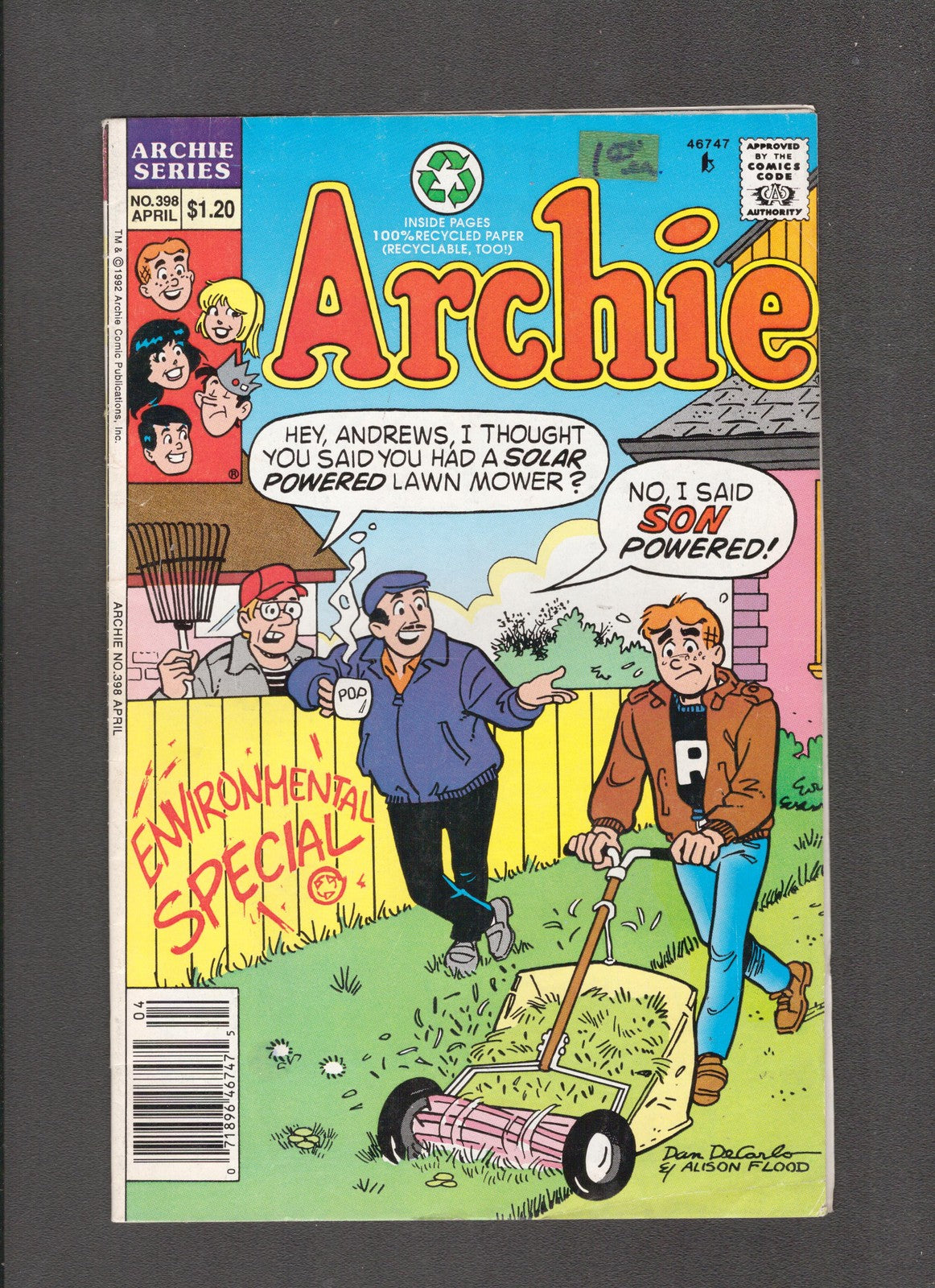 Archie #398 (1992) Archie Comics