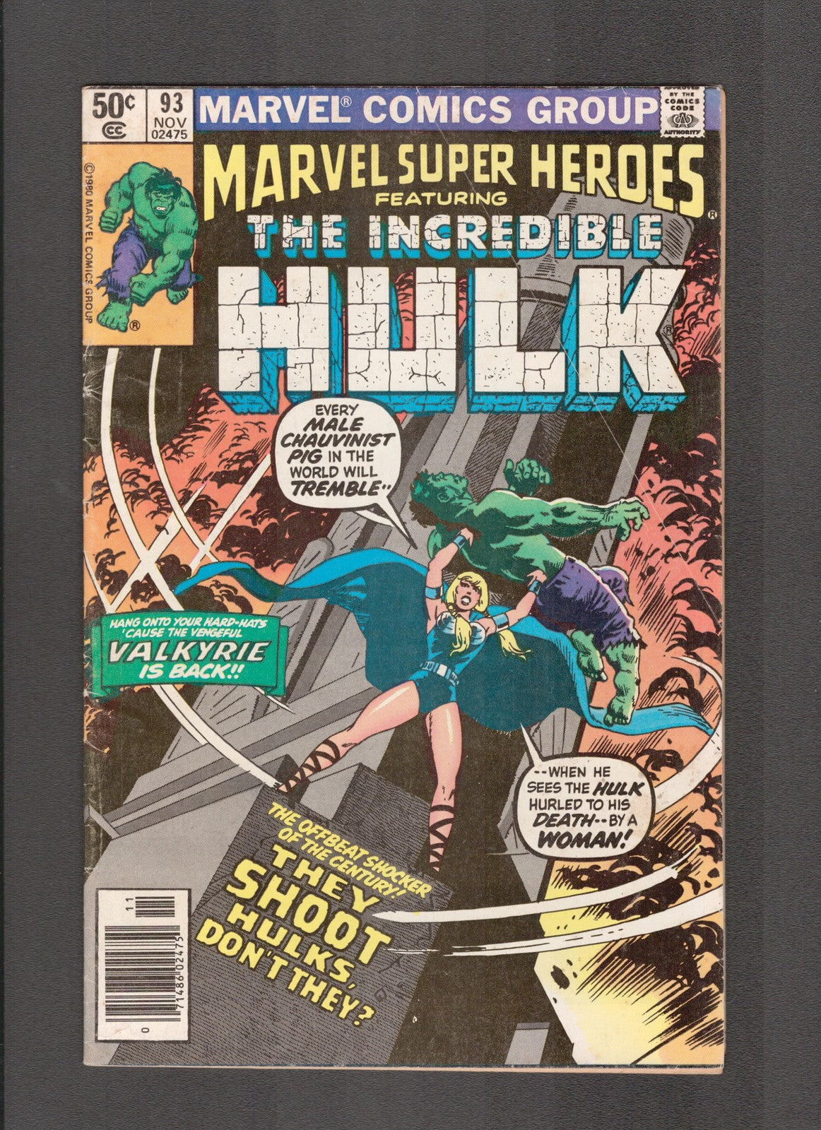 Marvel Super-Heroes #93 (1980) Feat. Incredible Hulk Marvel Comics