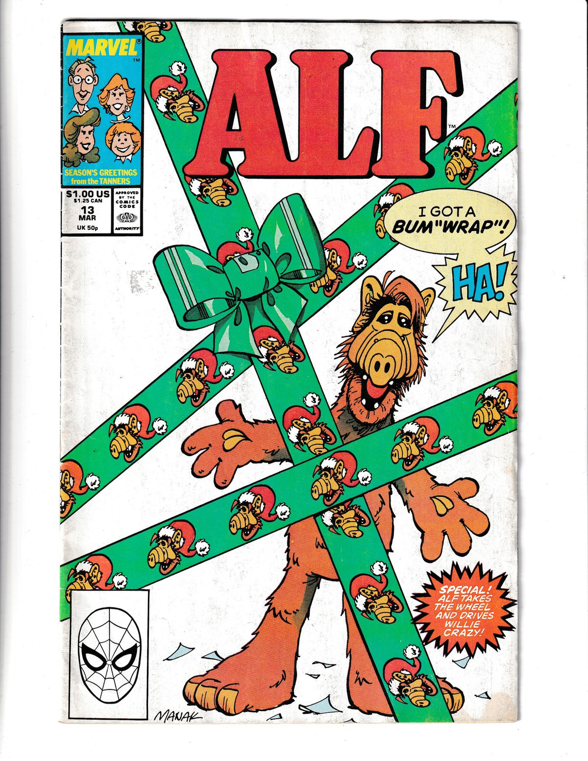 Alf #13 (1989) Lower Grade Marvel Comics