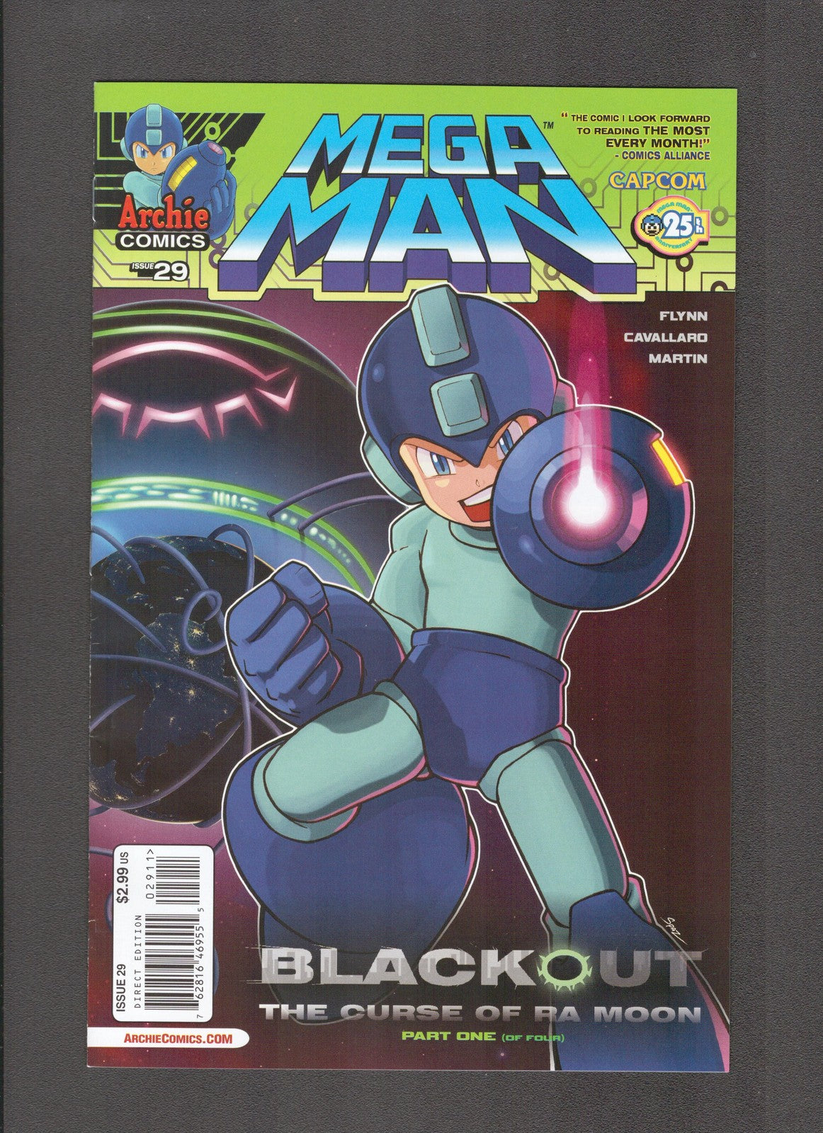 Mega Man #29 (2013) Patrick Spaziante Blackout Archie Comics