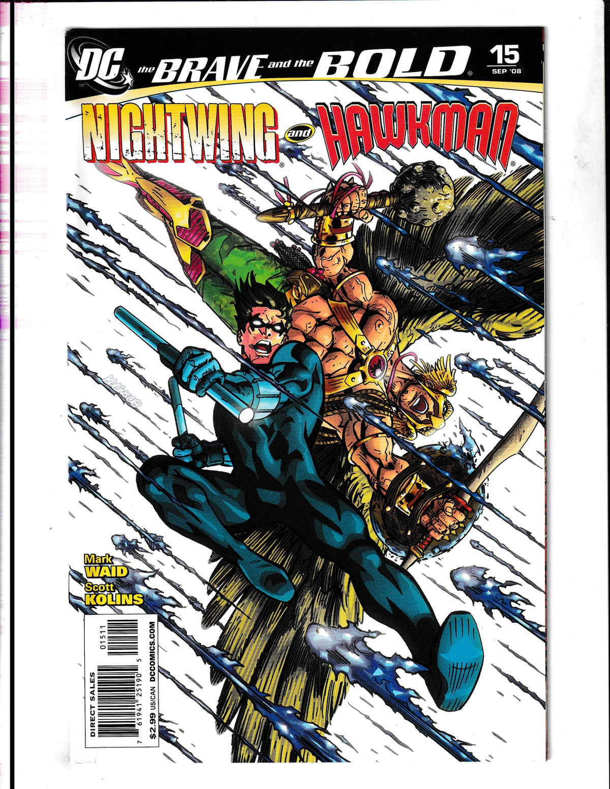 Brave and the Bold #15 (2008) Nightwing & Hawkman DC Comics