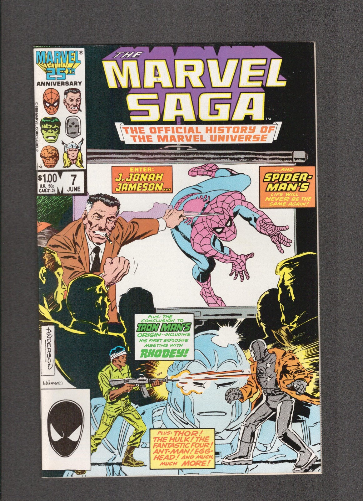 Marvel Saga #7 (1986) Spider-Man, J. J. Jameson Marvel Comics