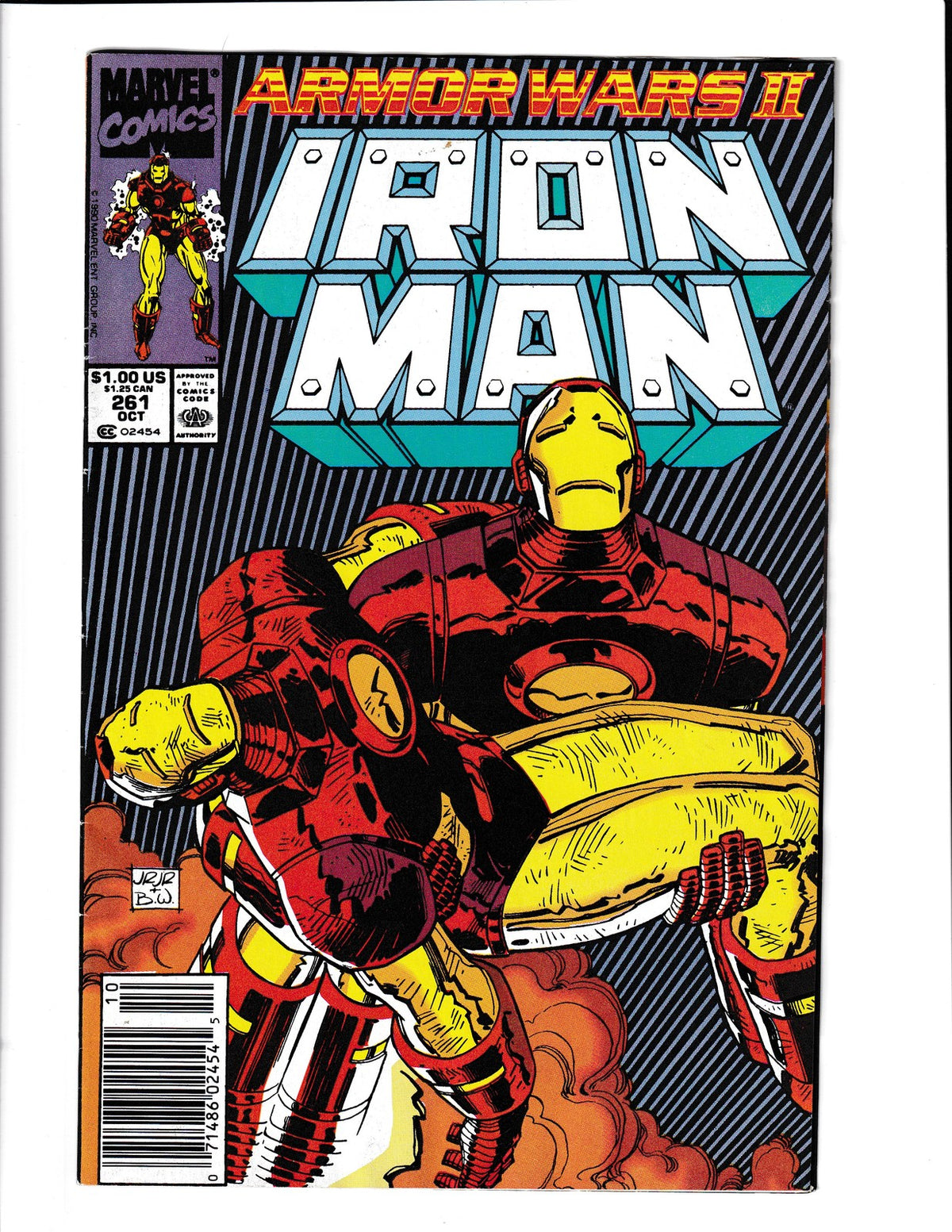 Iron Man #261 (1990) Armour Wars II Part 4 Marvel Comics