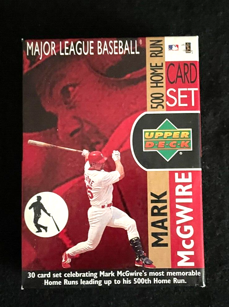 1999 Upper Deck MLB Mark McGuire 500 Home Run 30 Card Set In Box