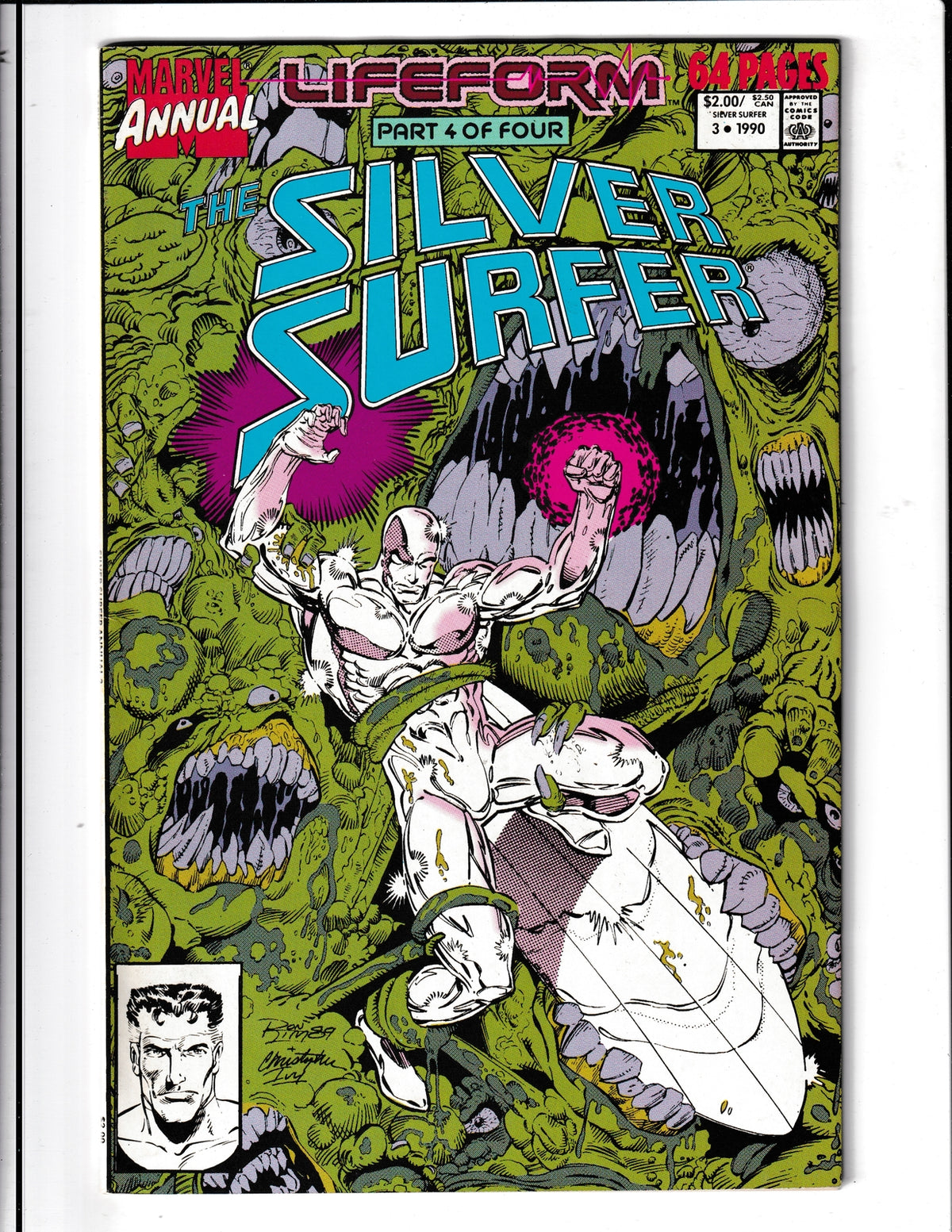 Silver Surfer Annual #3 (1990) Life Form pt 4 of 4 Marvel Comics