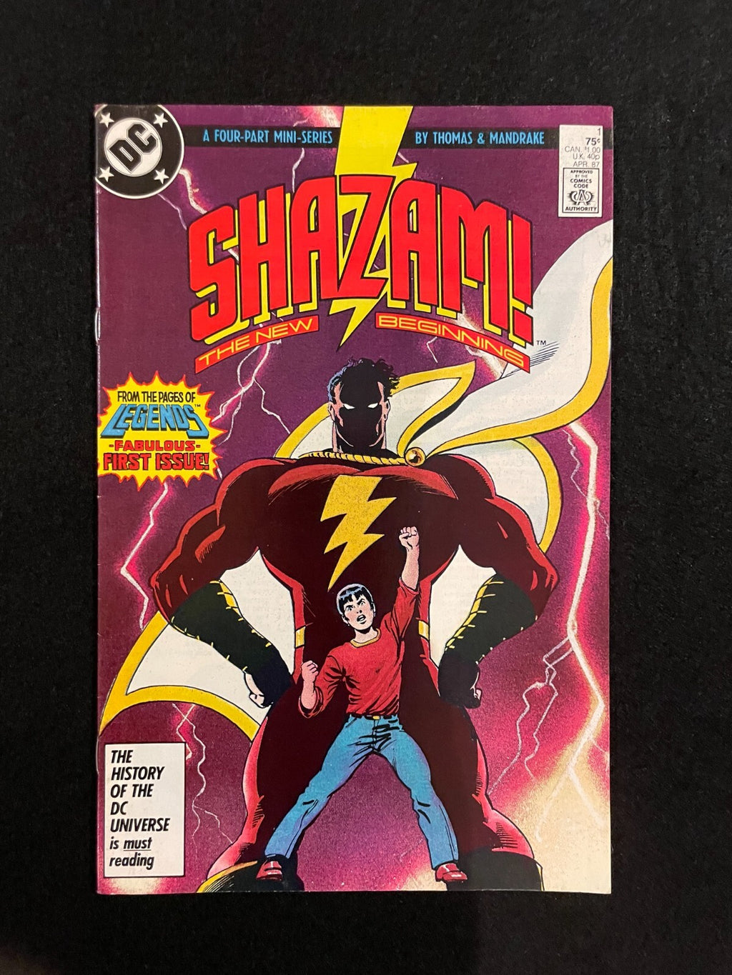 Shazam!: New Beginning - Complete Set of 4 #1-4 (1987) DC Comics