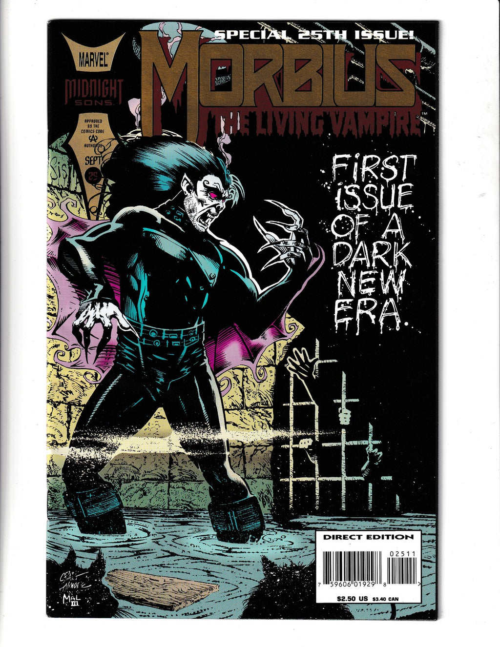 Morbius the Living Vampire #25 (1994) Special 25th Issue Marvel Comics