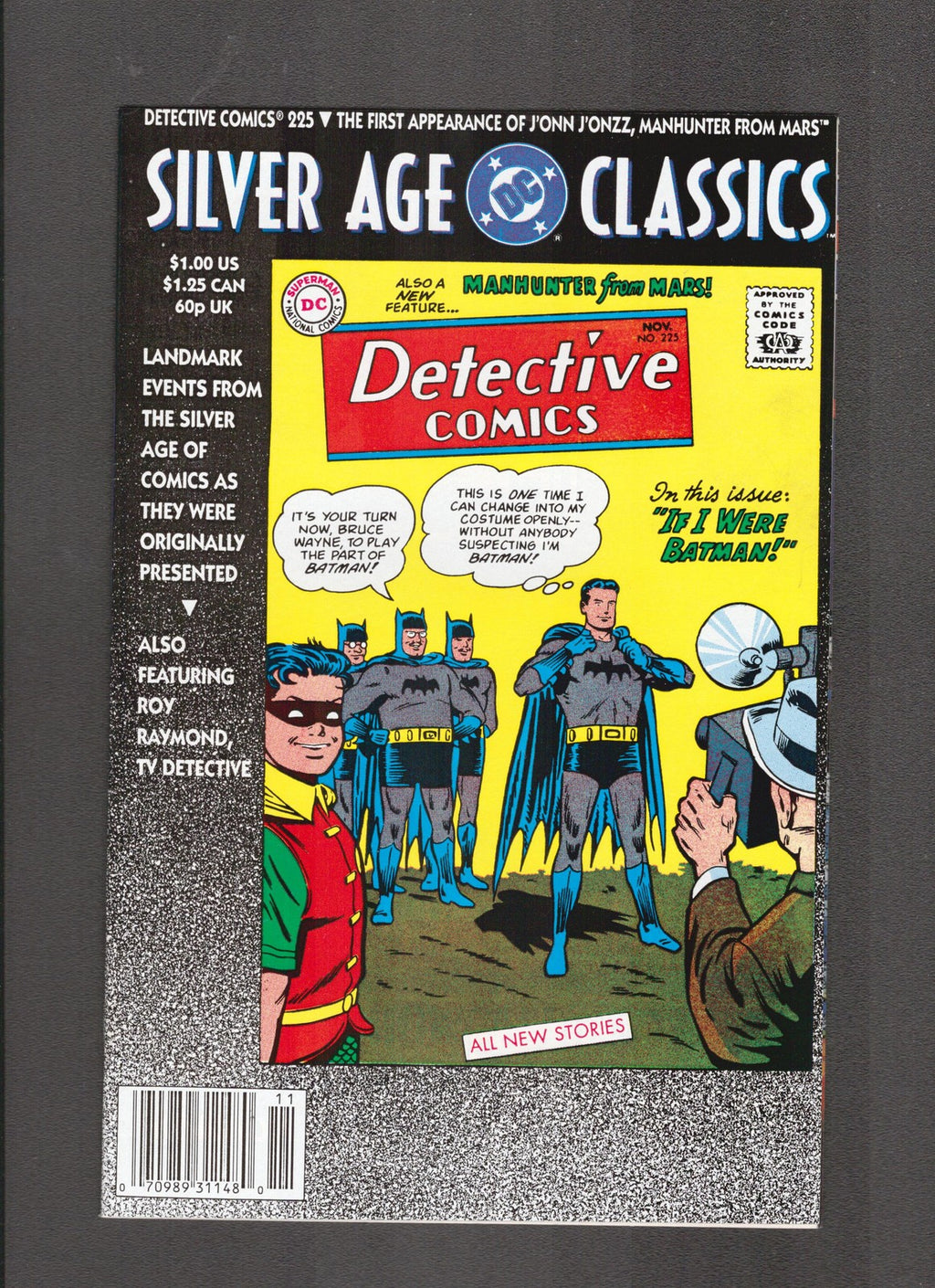 DC Silver Age Classics: Detective Comics #225 (1992) Martian Manhunter DC Comics