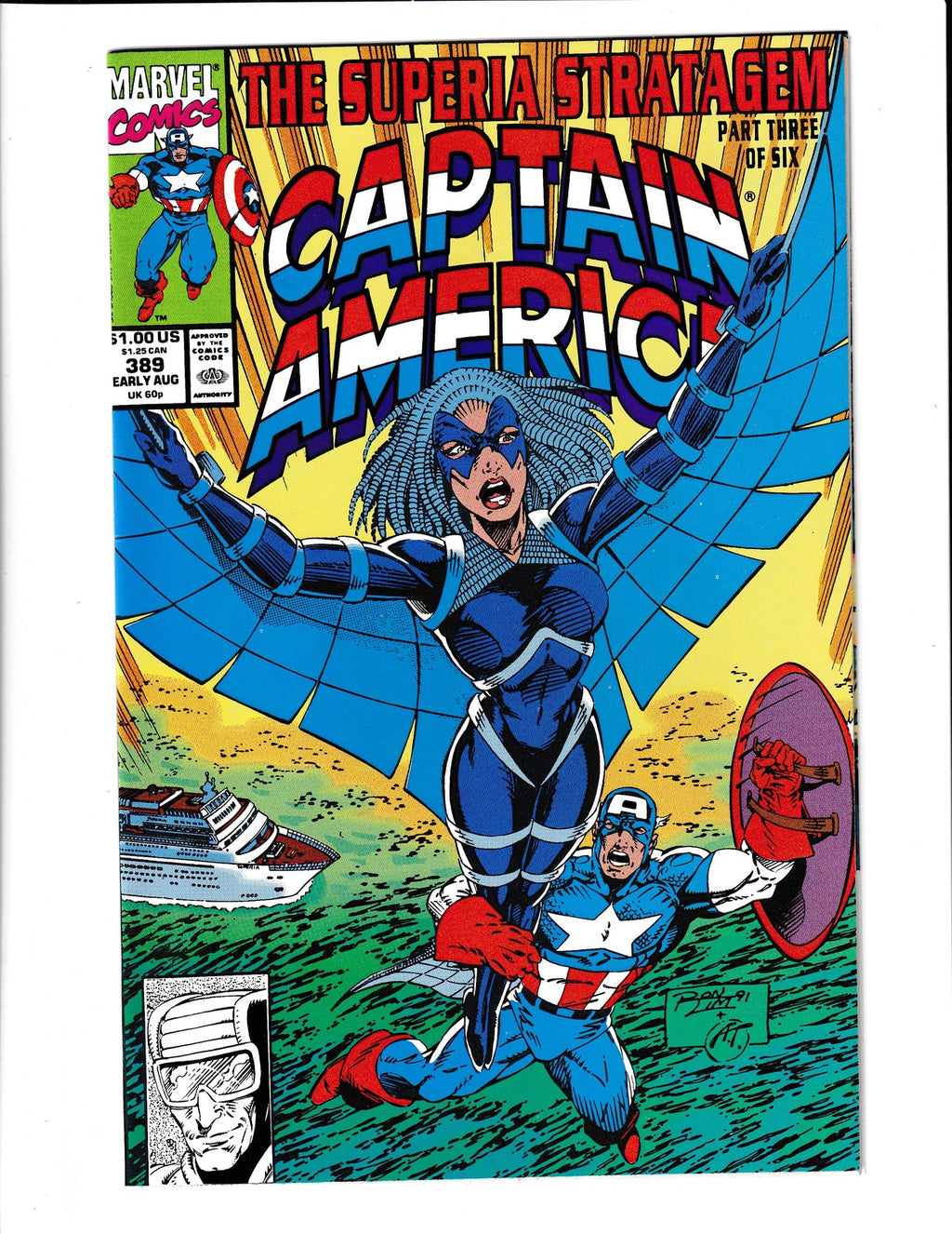 Captain America #389 (1991) Marvel Comics