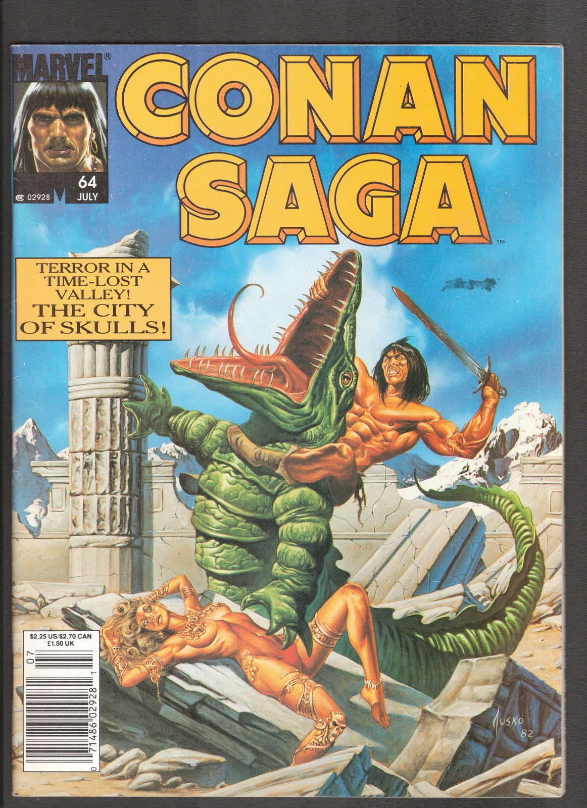 Conan Saga #64 (1992) Joe Jusko, Roy Thomas Marvel Comics
