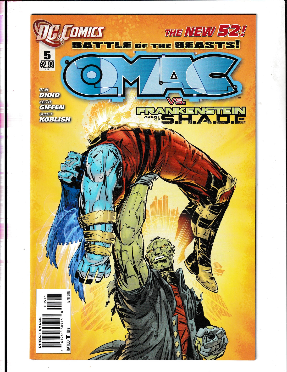 O.M.A.C. #5 (2012) DC Comics