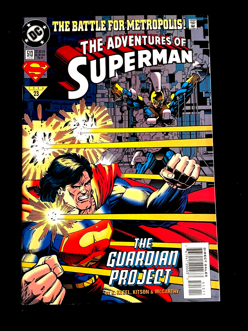 Adventures of Superman #513 1994 - HIGH GRADE