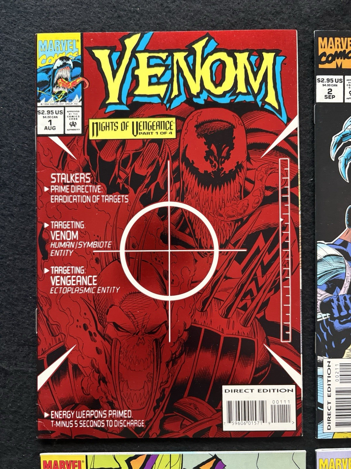 Venom: Nights of Vengeance #1-4 (1994) Complete Mini-Series Set of Marvel Comics