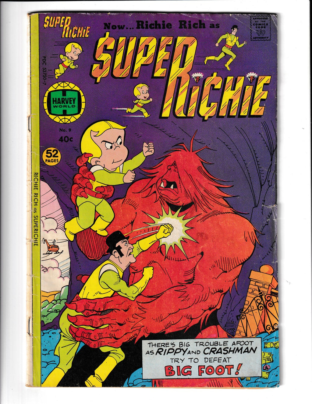 Superichie #9 (1977) Harvey Comics